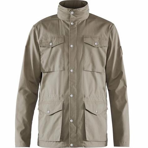 Fjallraven Men Räven Wind Jacket Khaki PH339426 Philippines